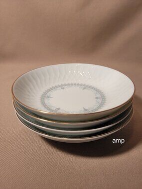 Noritake Lorenzo 6351 (Lot of 4) Fruit Dessert Bowls (5 1/2") EXCELLENT!